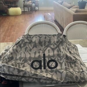 Alo Marble Gray Tote Bag